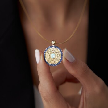 Mineli Dua Kolye - Özçelik