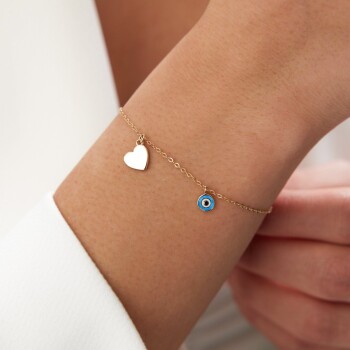 Mineli Kalp Bileklik - Rayna