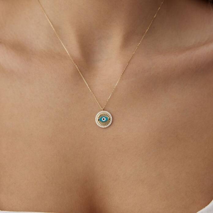 Mineli Kirpik Kolye - 2