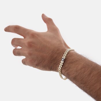 Mineli Kordon Taşlı Erkek Bileklik - Konyalı Halil (1)