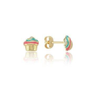 Mineli Muffin Çocuk Küpesi - Melike (1)