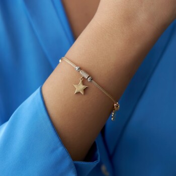 Mineli Yonca Yıldız Charm Bileklik - Özer