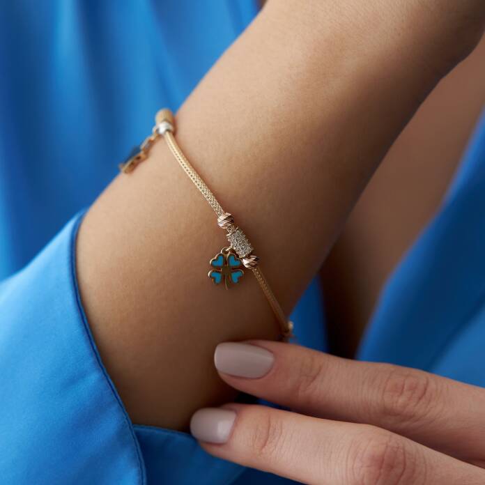 Mineli Yonca Yıldız Charm Bileklik - 2