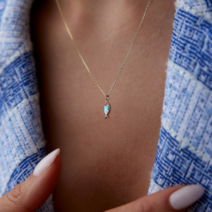 Mini Akdeniz Balık Kolye - Rayna