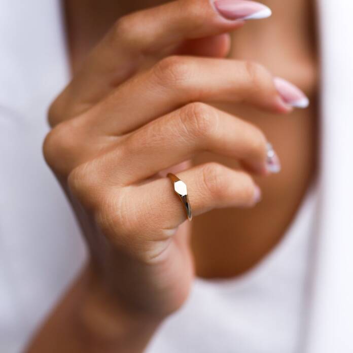 Mini Altıgen Yüzük - 1