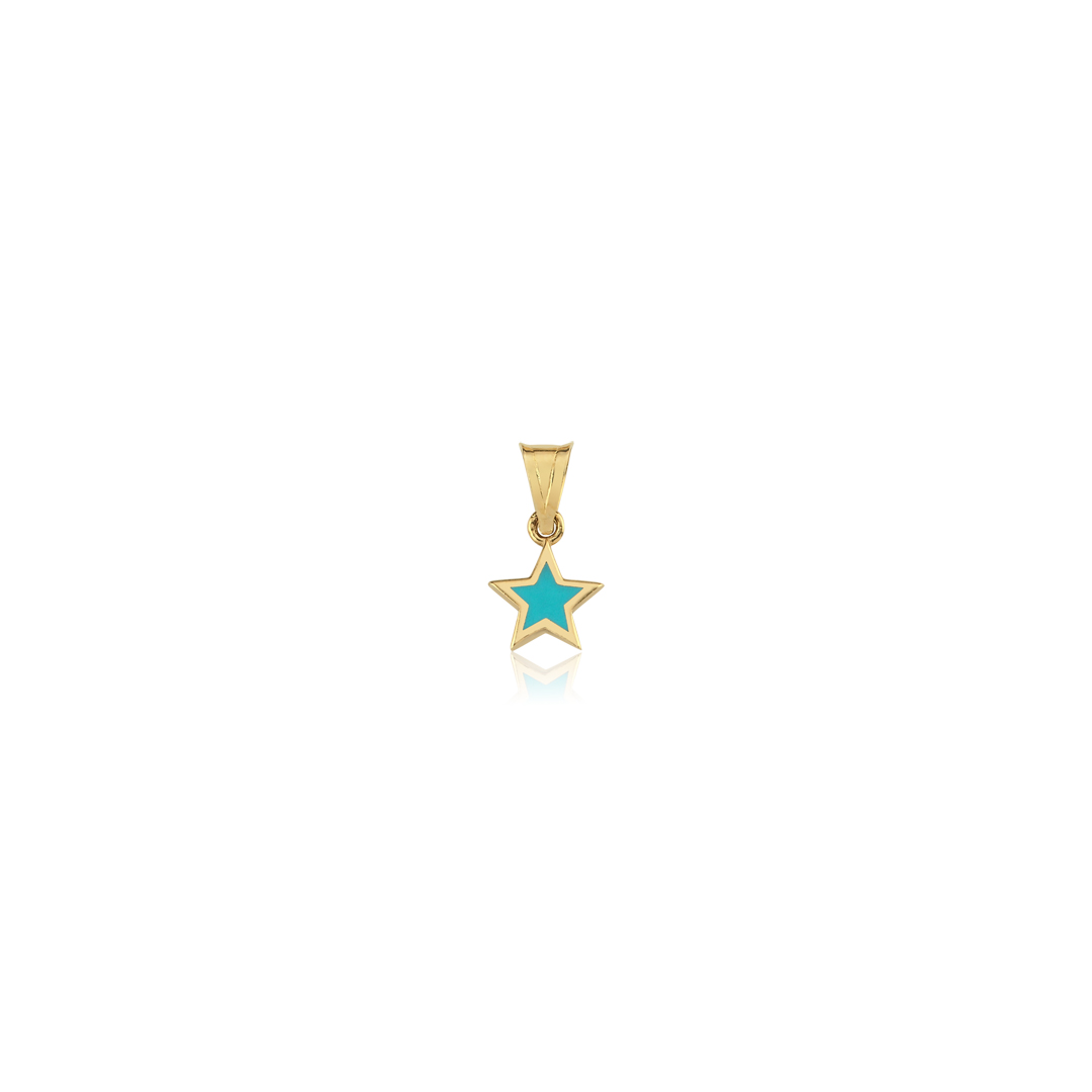 Mini Aqua Star Kolye Ucu - 1