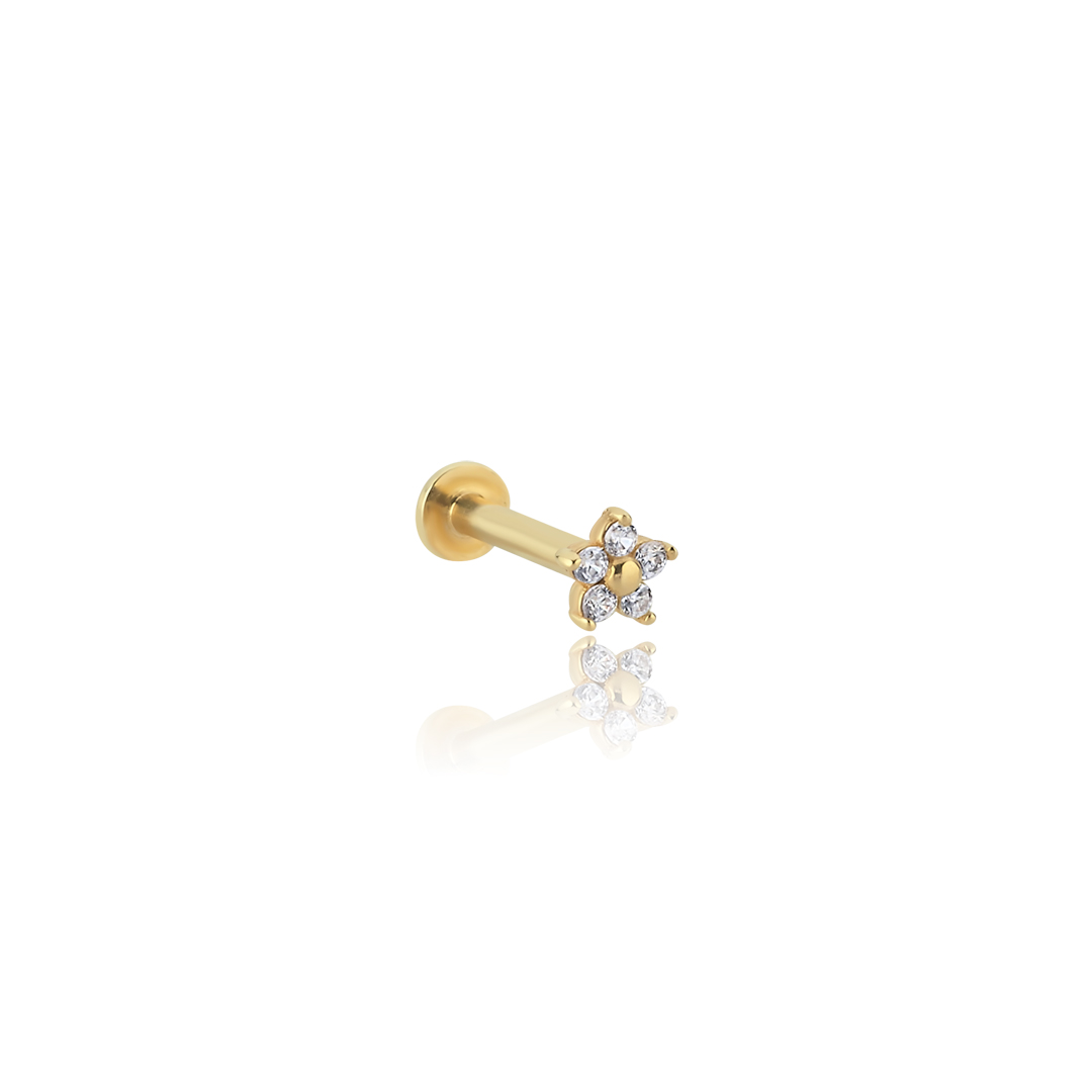 Mini Flower Tragus Piercing - 1