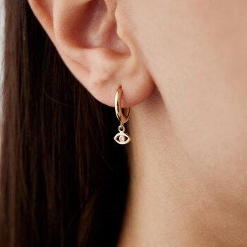 Mini Göz Küpe - Alen