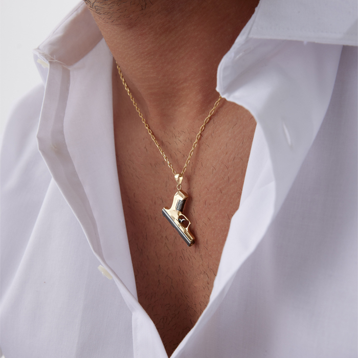 Mini Gun Erkek Kolye - Koçak (1)