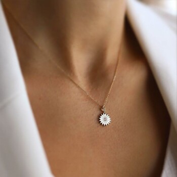 Mini Güneş Kolye - Rayna