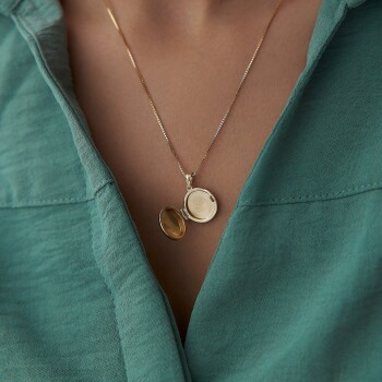 Mini Hayat Ağacı Kapaklı Kolye - Ador (1)