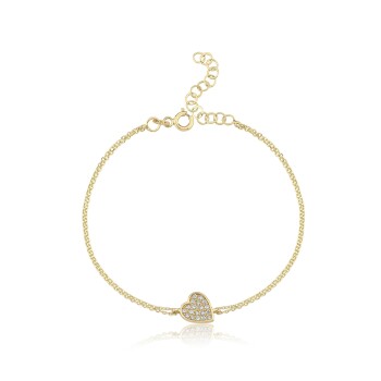 Mini Heart Stone Bileklik - 3