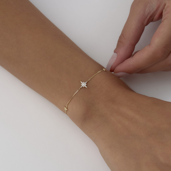 Mini Kuzey Yıldızı Bileklik - Rayna (1)