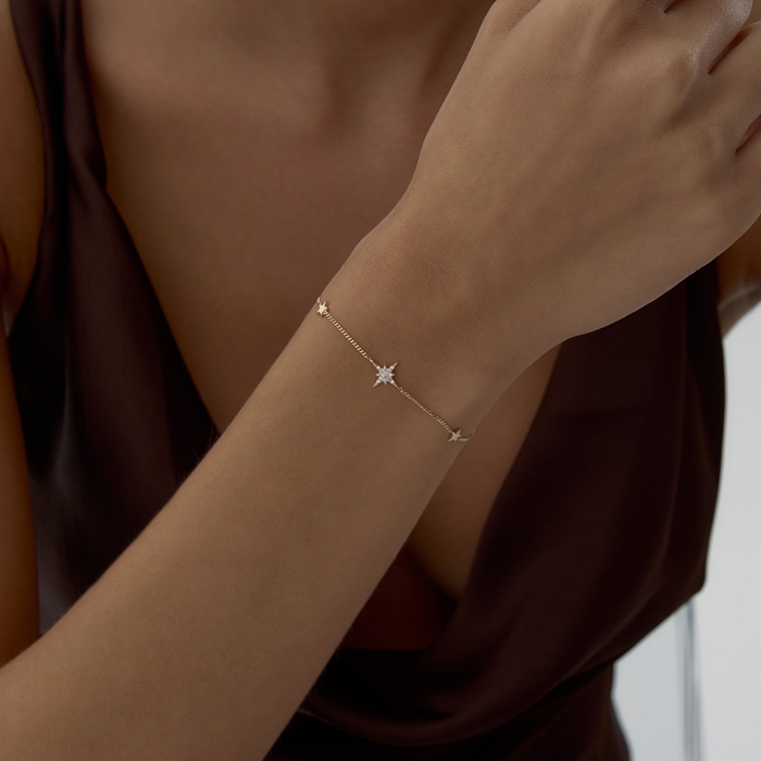 Mini Kuzey Yıldızı Bileklik - Rayna