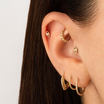 Mini Mekik Tragus Piercing - Dianora (1)