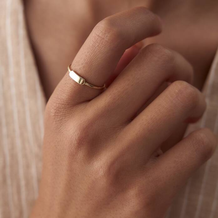 Mini Plaka Yüzük - 2