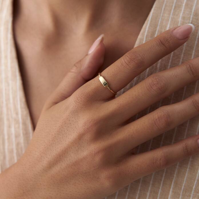 Mini Plaka Yüzük - 3