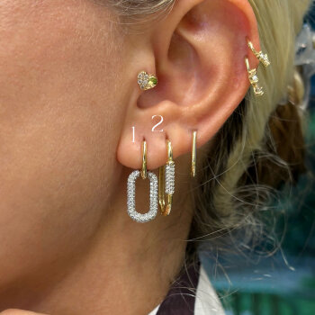 Mini Sparkle Drop Küpe (2) - Arax