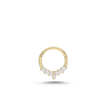 Mini Taşlı Helix Piercing - Alen