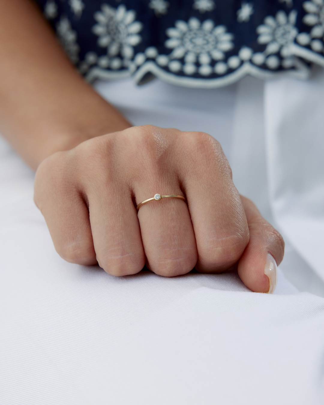 Mini Tektaş Yüzük - 2