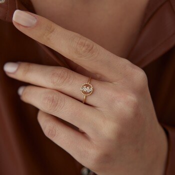 Mini Triplex Yüzük - Mazi