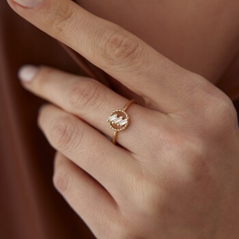 Mini Triplex Yüzük - Mazi (1)