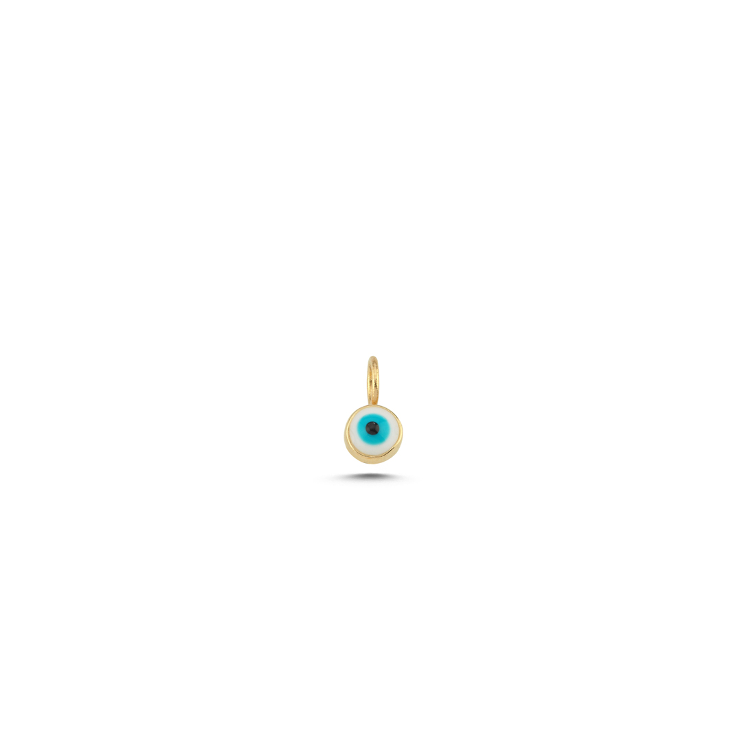 Mini Turkuaz Nazar Eye Charm - 1