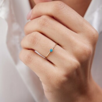 Minik Firuze Yüzük - Rayna