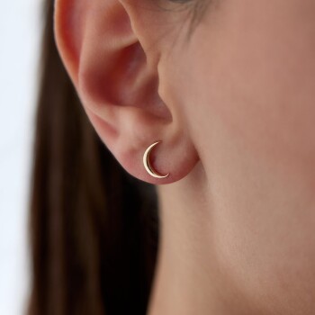 Minimal Ay Küpe - Rayna (1)