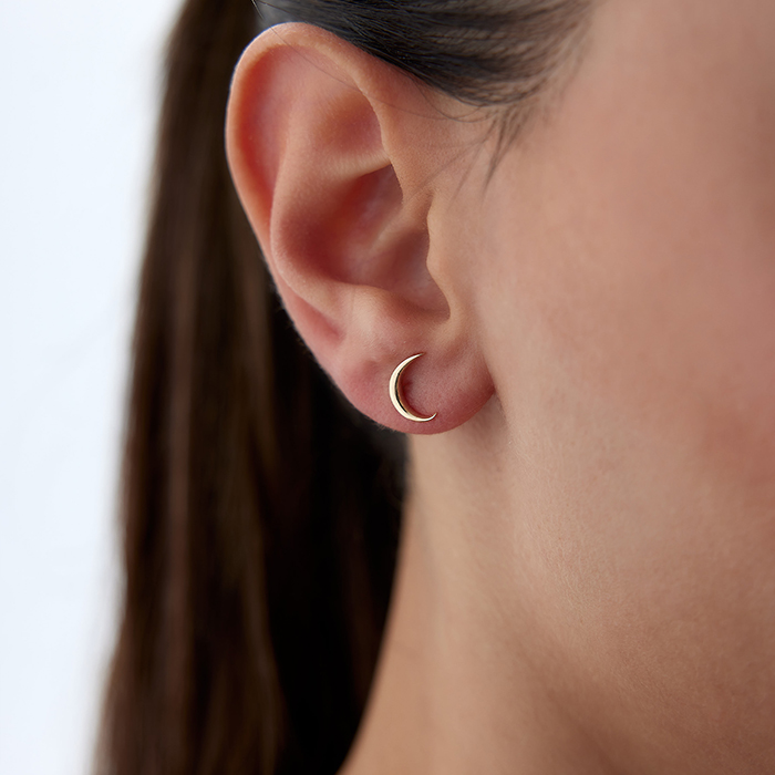 Minimal Ay Küpe - Rayna