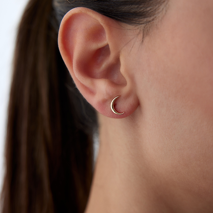 Minimal Ay Küpe - Rayna (1)