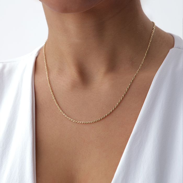 Minimal Halat Model Zincir Altın Kolye - Ahmet Özcan (1)