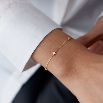 Minimal Sıra Yıldızlı Bileklik - Rayna