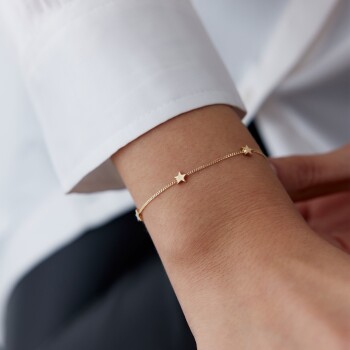 Minimal Sıra Yıldızlı Bileklik - Rayna (1)