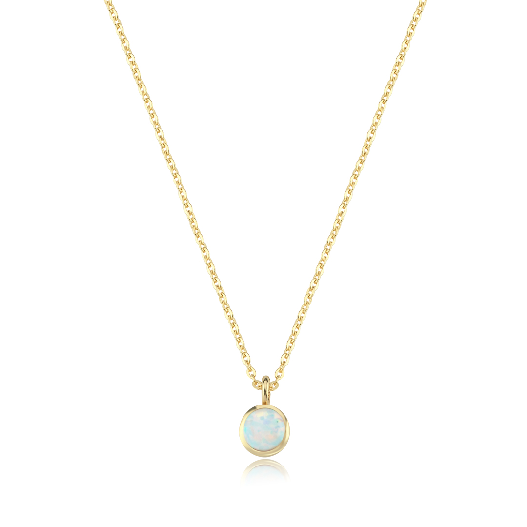 Moonstone Doğum Taşı Kolye - 1