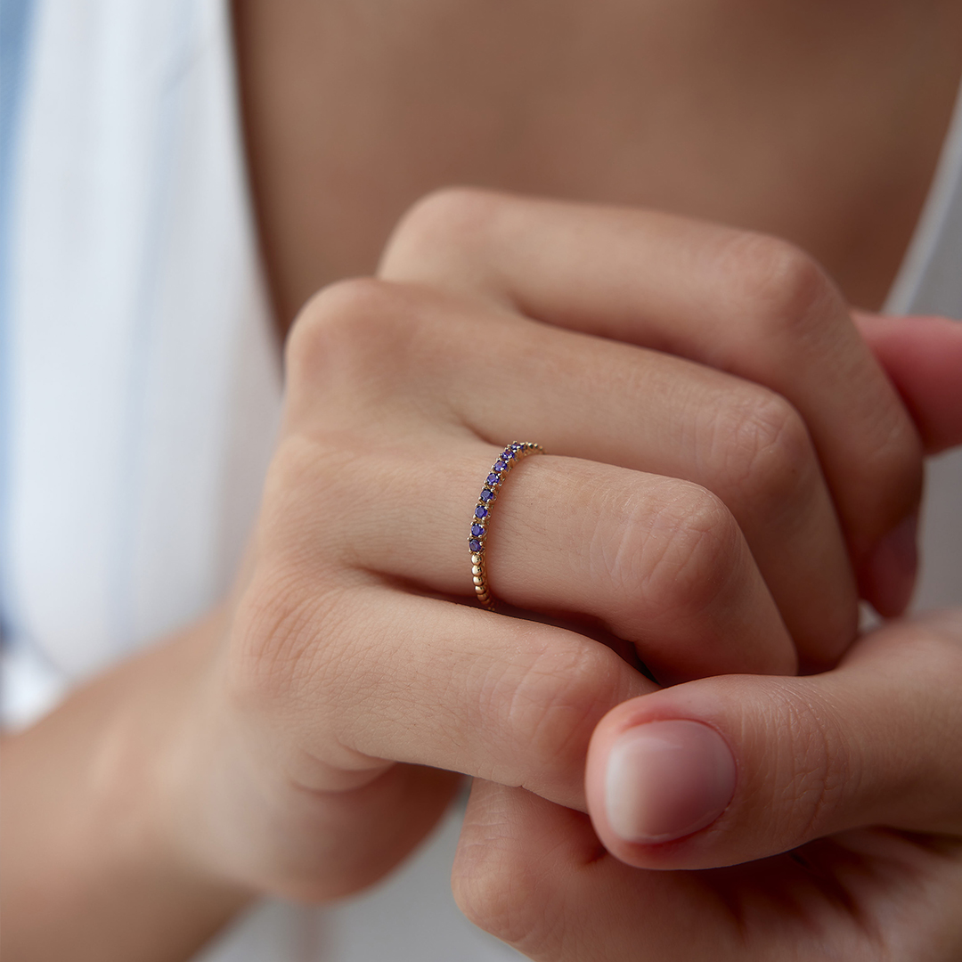 Mor Fion Yüzük - 2