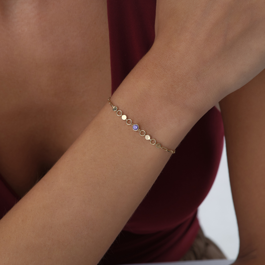 Mor Işıltı Bileklik - 1