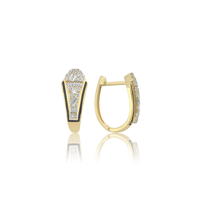 Multi Stone V Küpe - Garo