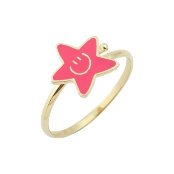 Mutlu Yıldız Çocuk Yüzüğü - Melike