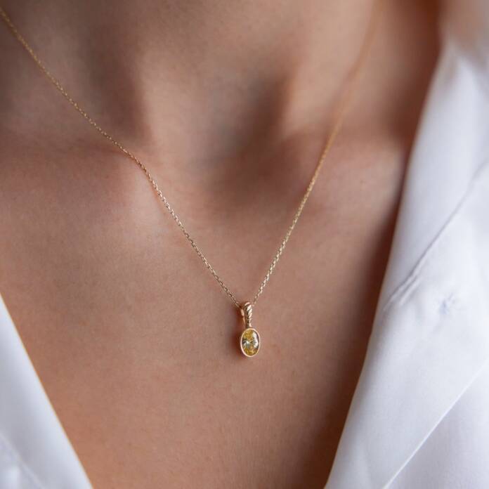 Nancy Renkli Taşlı Kolye - 2