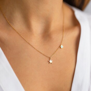 Nazar Bocuklu Star Kolye - Rayna