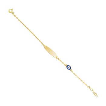 Nazar Boncuğu Forse Zincir Çocuk Künyesi - Melike