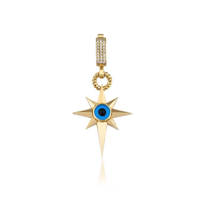 Nazar Boncuklu Kutup Yıldız Charm - 1