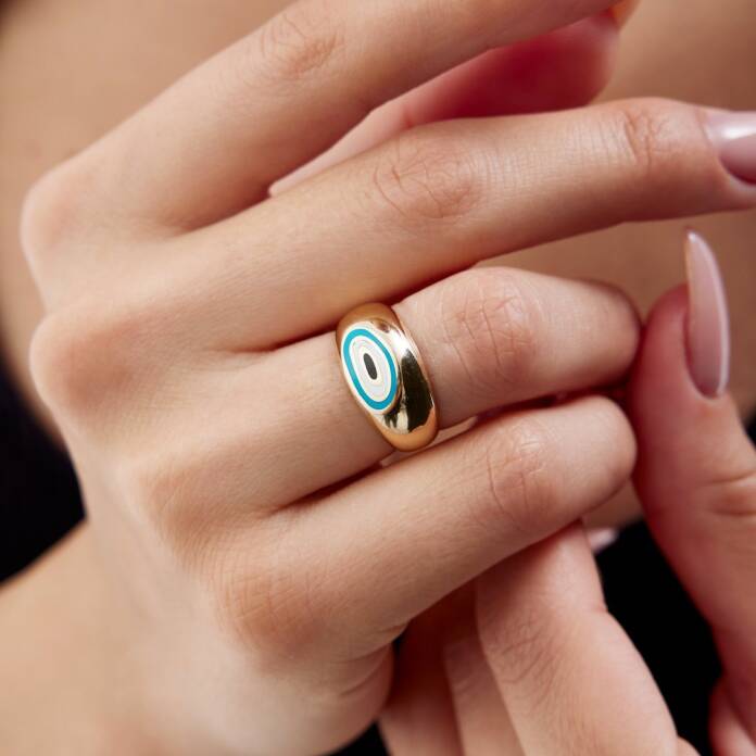 Nazar Mineli Yüzük - 1