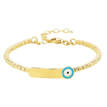 Nazar Plaka Dorikalı Çocuk Kelepçesi - Melike