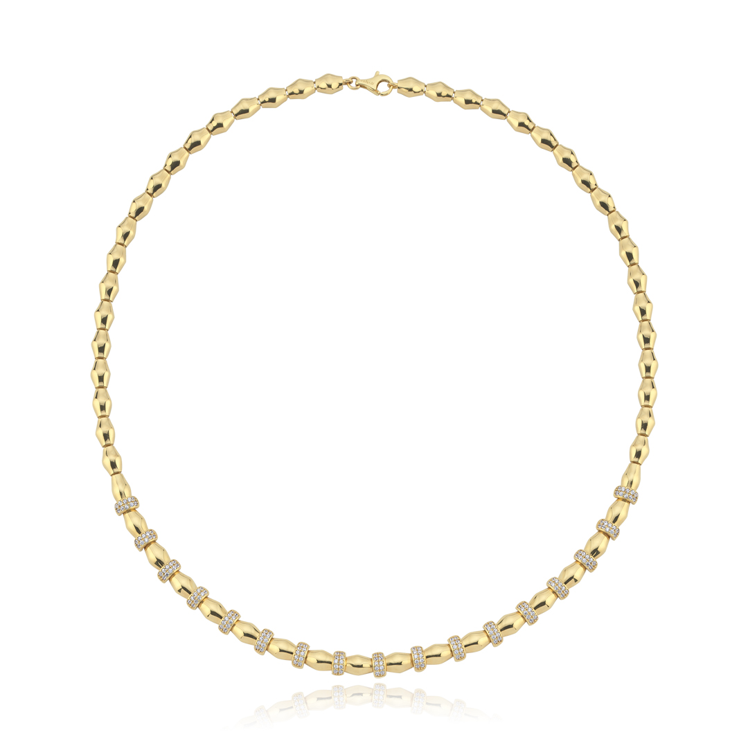 Nova Taşlı Altın Kolye - 1