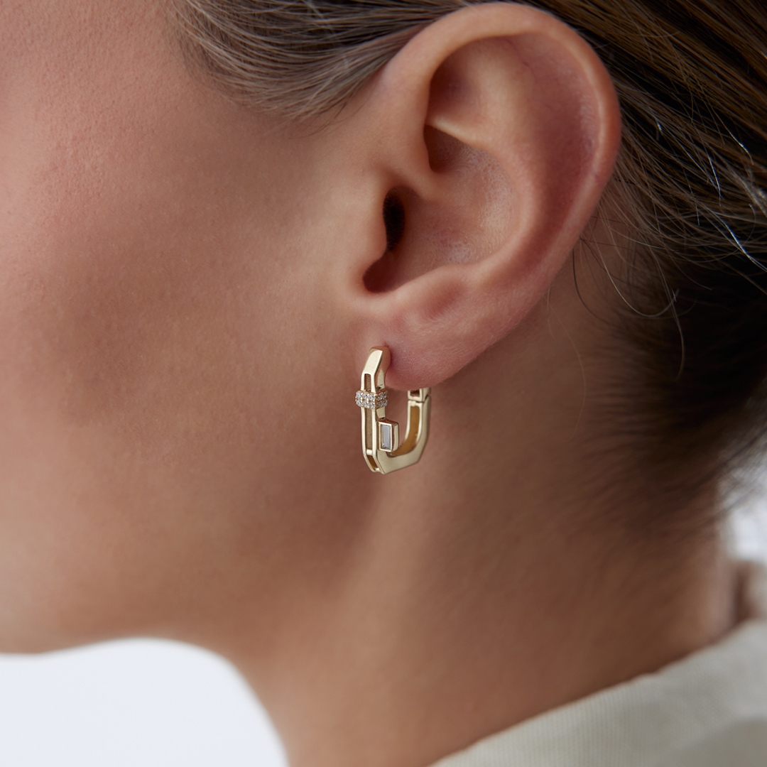 Oblong Ataç Küpe - 2