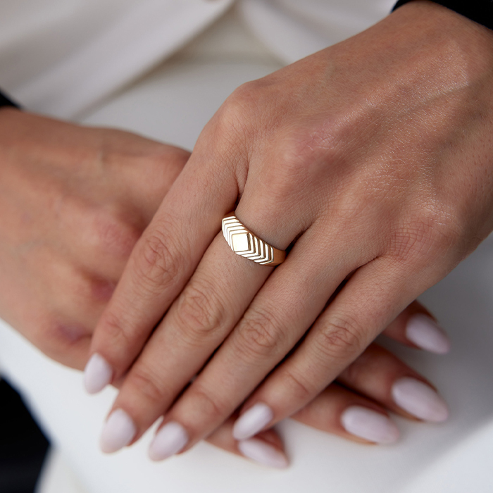 Ok Prizma Yüzük - Rayna