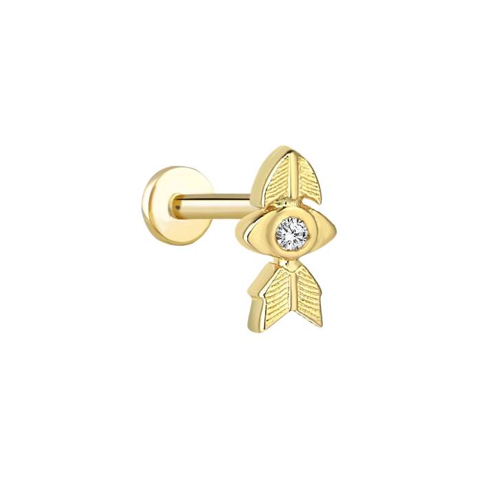 Ok Taşlı Tragus Piercing - 1