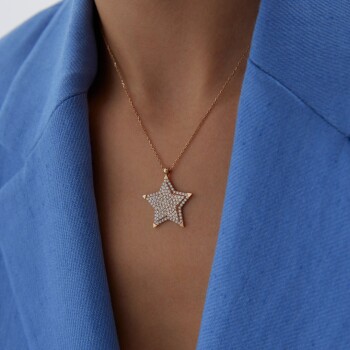 Ok Uçlu Yıldız Kolye - Özkonak (1)
